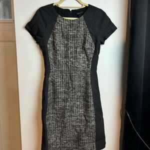 J.Crew Gray Wool Rug-Style Fitted Mini Dress – Size 4